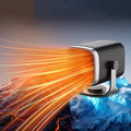 Varmeriket™ Keramisk bilvarmer 12V/24V med 360° rotasjon