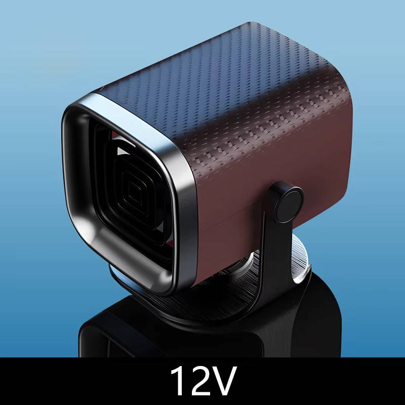 Varmeriket™ Keramisk bilvarmer 12V/24V med 360° rotasjon