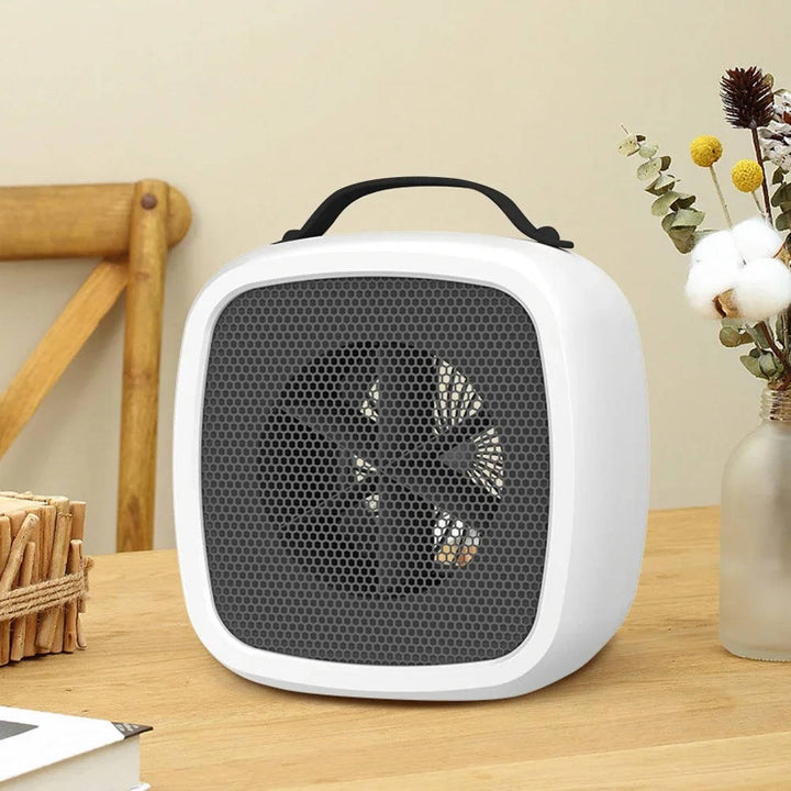Varmeriket™ Minivarmer til skrivebordet 500 W PTC, stille og rask
