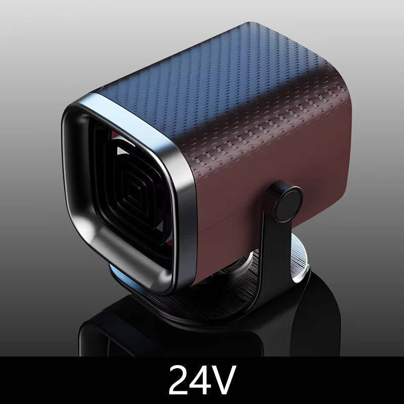 Varmeriket™ Keramisk bilvarmer 12V/24V med 360° rotasjon