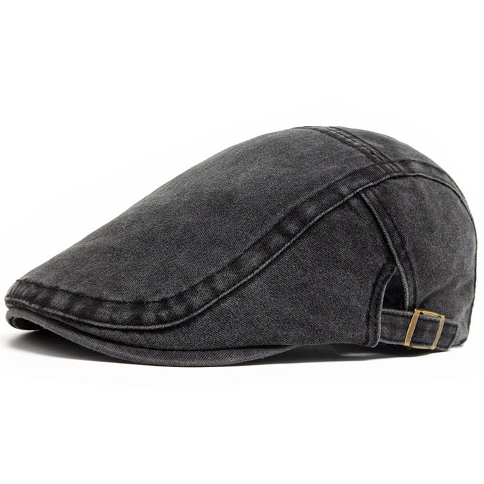 Varmeriket Sixpence i vasket denim med justerbar spenne
