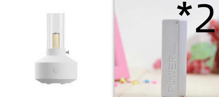 Varmeriket Aromadiffuser med retro glødetrådslys og nattlys