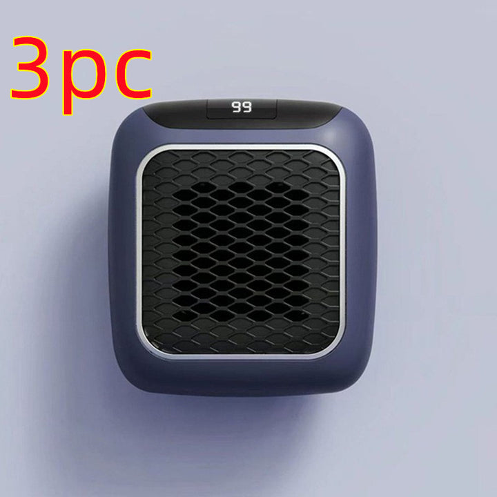 Vegghengt mini viftevarmer med digital termostat, 800 W