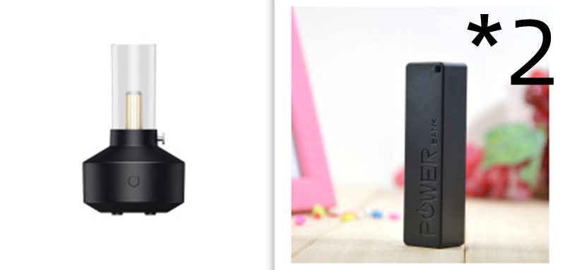 Aroma diffuser med retro glødelys og automatisk avstenging