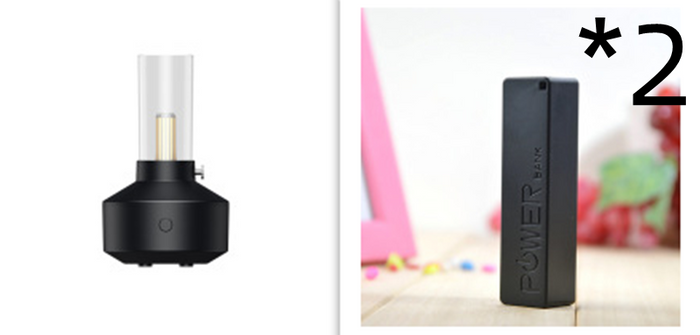 Varmeriket Aromadiffuser med retro glødetrådslys og nattlys