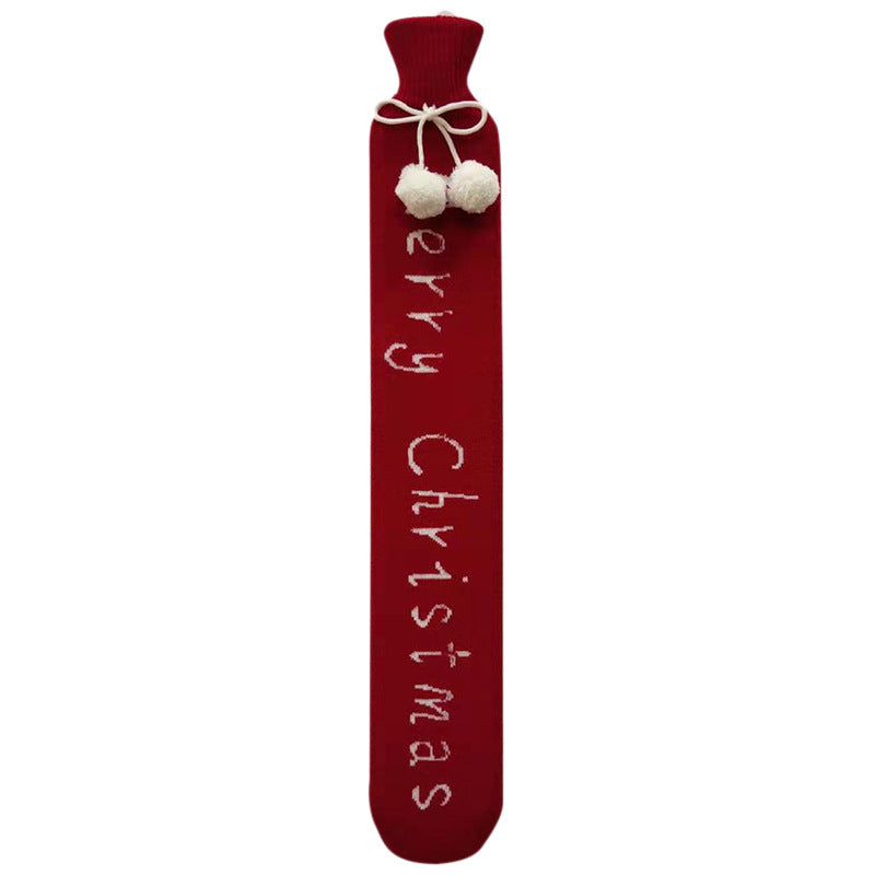 Søt varmeflaske 2 liter med trekk og belte for magen