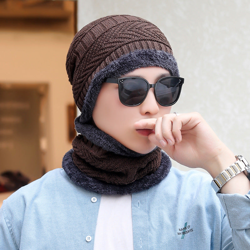 Balaklava i myk fleece-strikk med nakkebeskyttelse, unisex