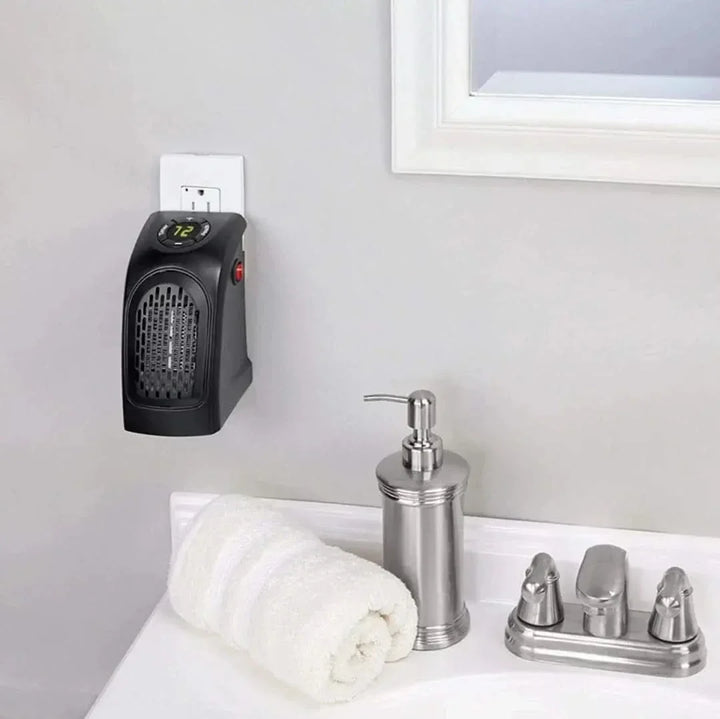Varmeriket™ Kompakt vifteovn med timer og LED-display