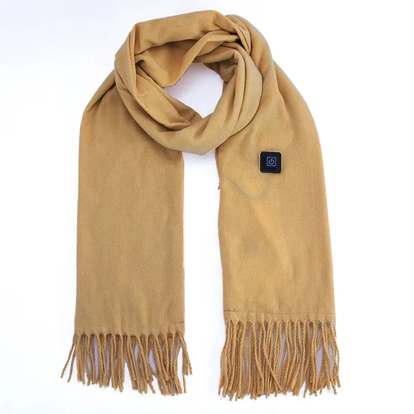 Varmeriket™ Oppvarmet skjerf i fleece med USB og tre nivåer