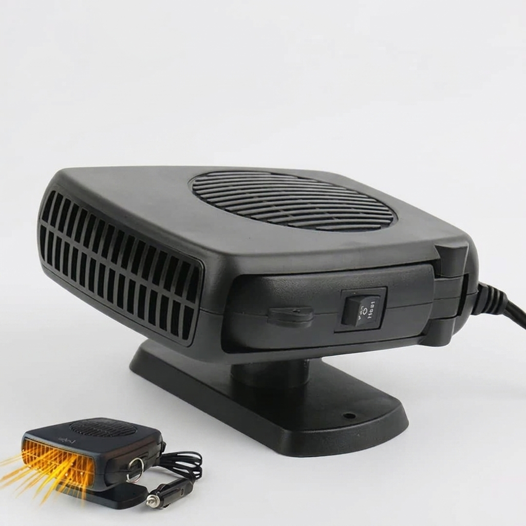 Varmeriket™ Rask bilvarmer 150W/300W med keramisk varmeelement
