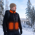 Varmeriket™ Oppvarmet fleecejakke med 4 varmesoner og USB