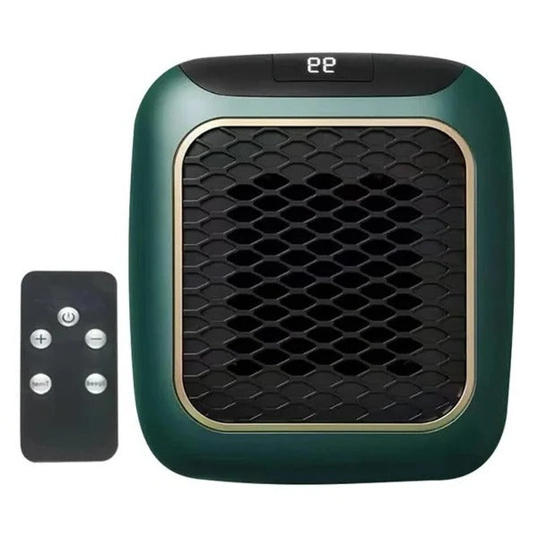 Varmeriket™ Keramisk varmeovn 800 W for stikkontakt med LED-display