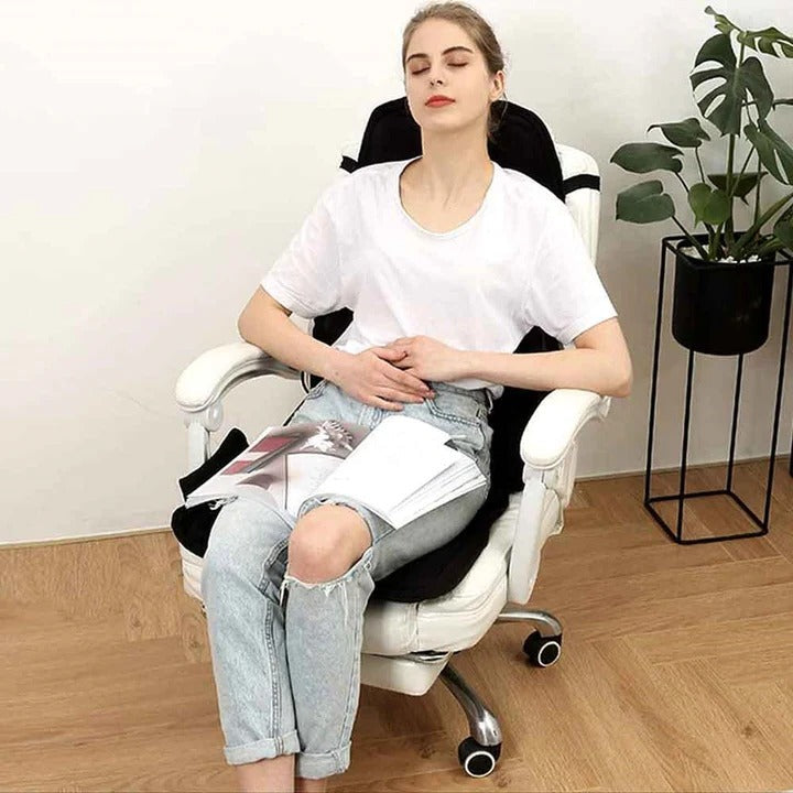Varmeriket™ Massasjesete for hele ryggen med varme i nakke og rygg