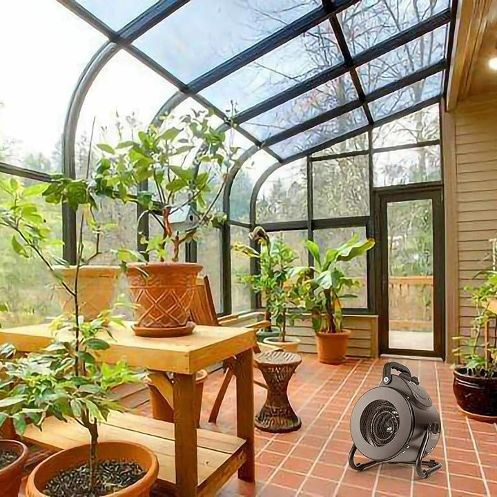 Varmeriket™ Robust vifteovn 1500 W i metall med IPX4-sprutbeskyttelse