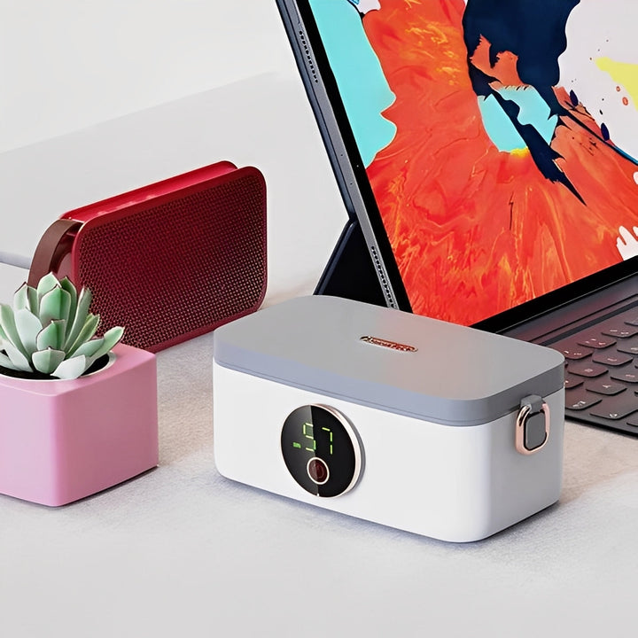 Varmeriket™ Trådløs varmende matboks med batteri og fem varmetrinn