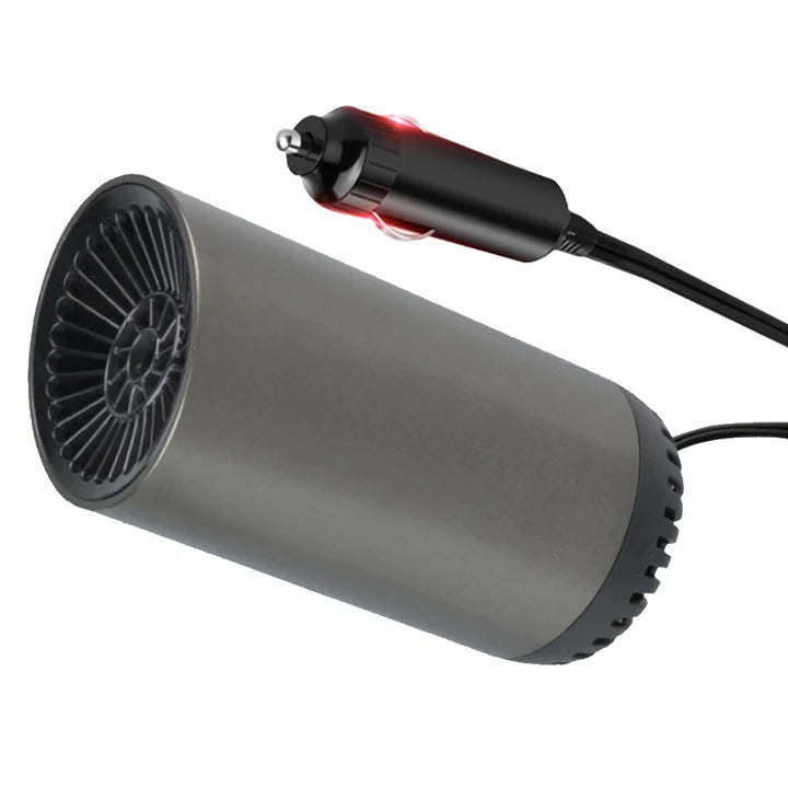 Varmeriket™ Kompakt 12V bilvarmer og defroster med sugekopper