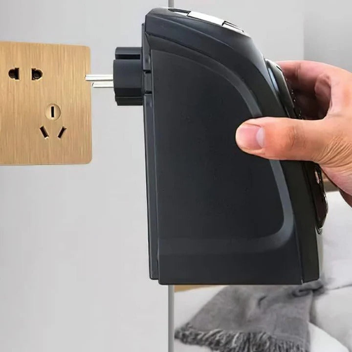 Varmeriket™ Kompakt vifteovn til veggen med digitalt display
