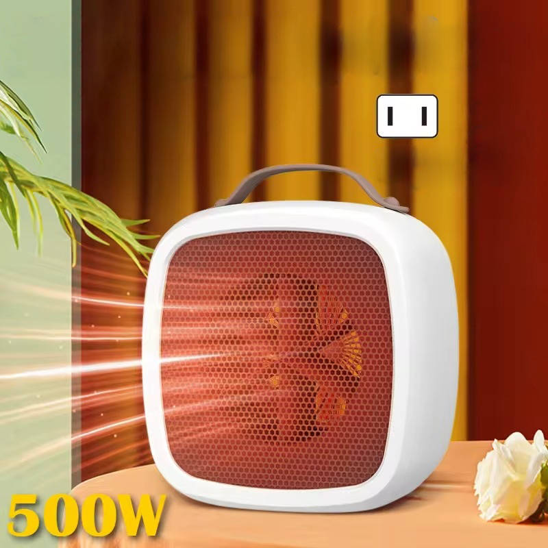 Varmeriket™ Minivarmer til skrivebordet 500 W PTC, stille og rask