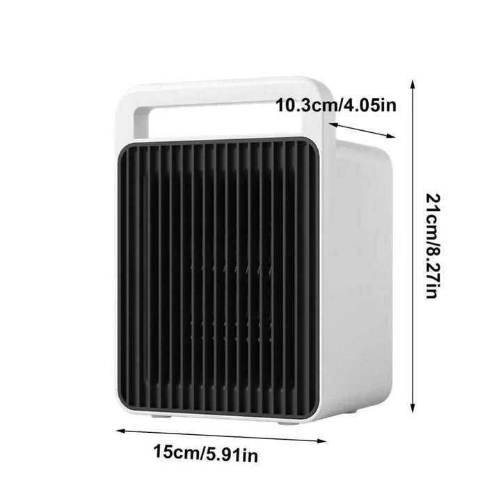 Varmeriket™ Bærbar varmeovn 600 W som varmer på tre sekunder