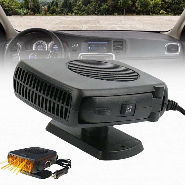 Varmeriket™ Keramisk bilvarmer 12V med 150/300W og termostat