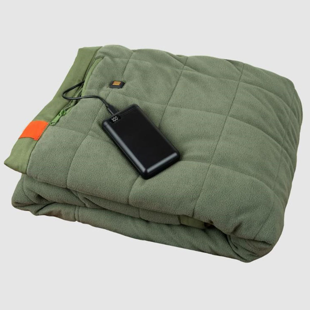 Varmeriket™ Oppvarmet utendørspledd med innebygd powerbank og 3 soner