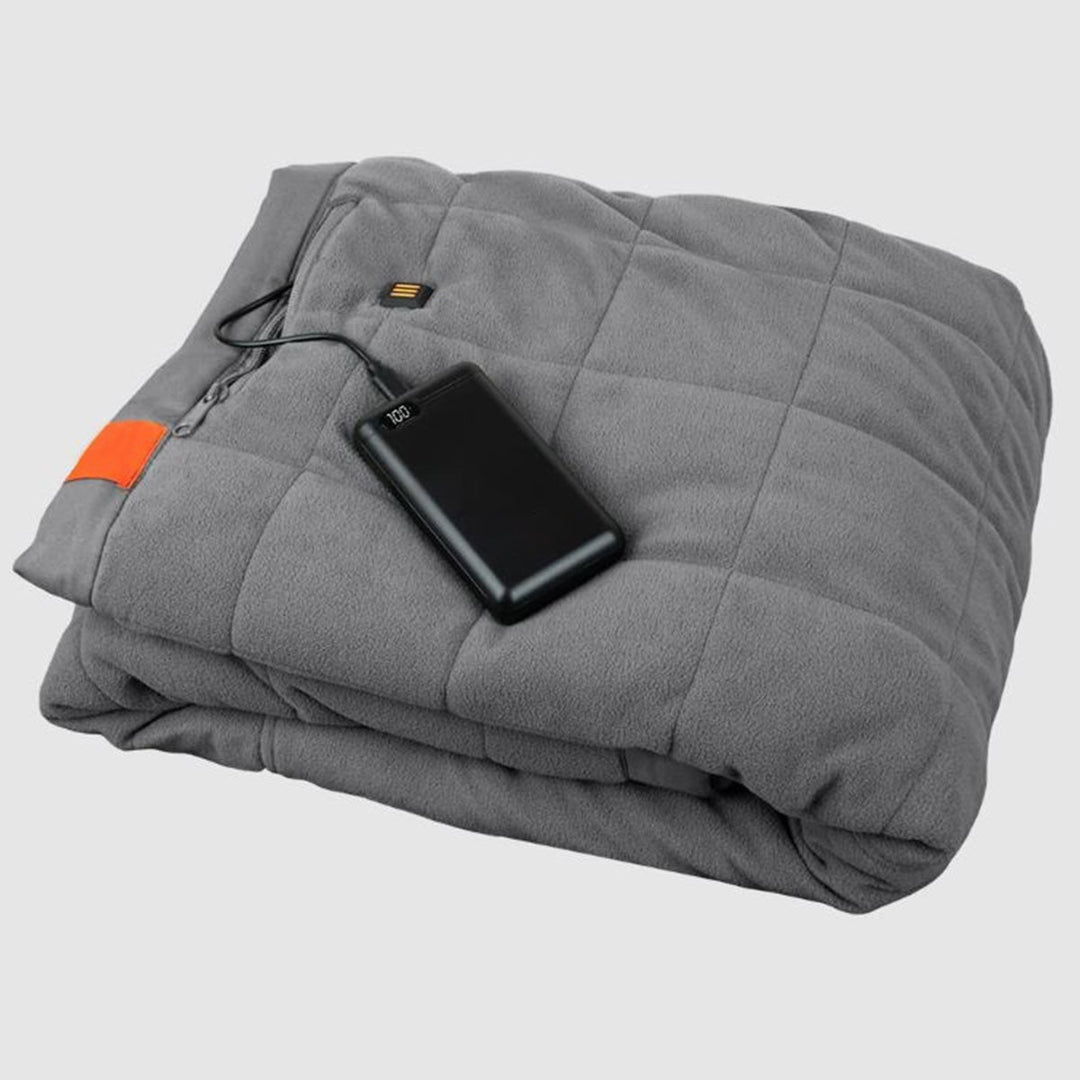 Varmeriket™ Oppvarmet utendørspledd med innebygd powerbank og 3 soner