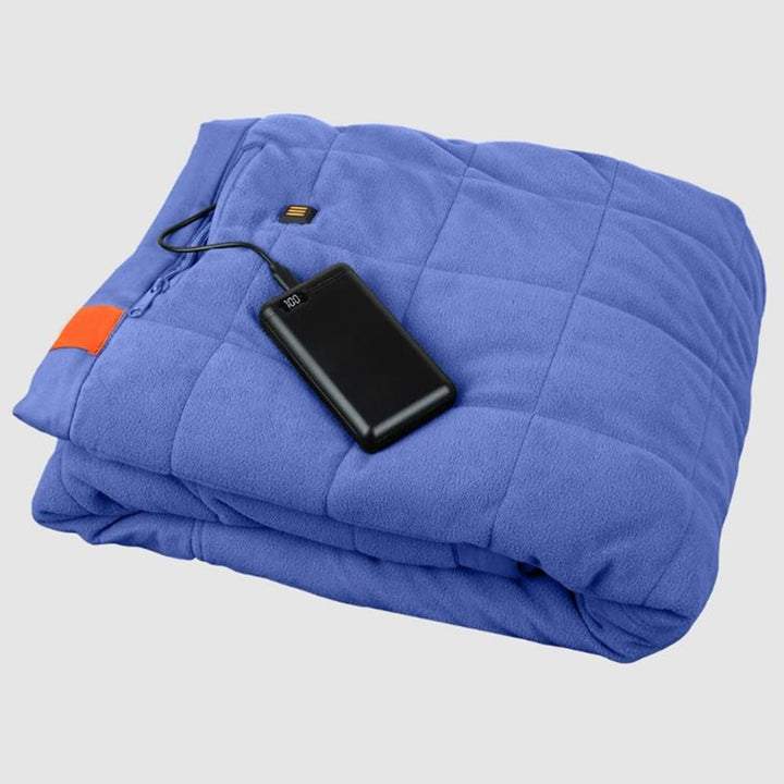 Varmeriket™ Oppvarmet utendørspledd med innebygd powerbank og 3 soner