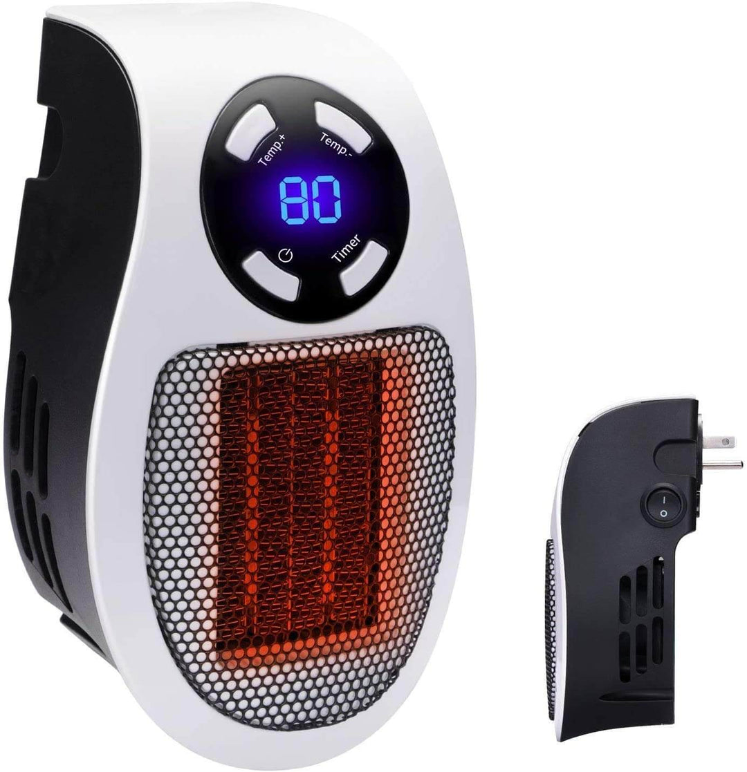 Varmeriket™ Kompakt 500 W varmeovn med termostat og overopphetingsvern