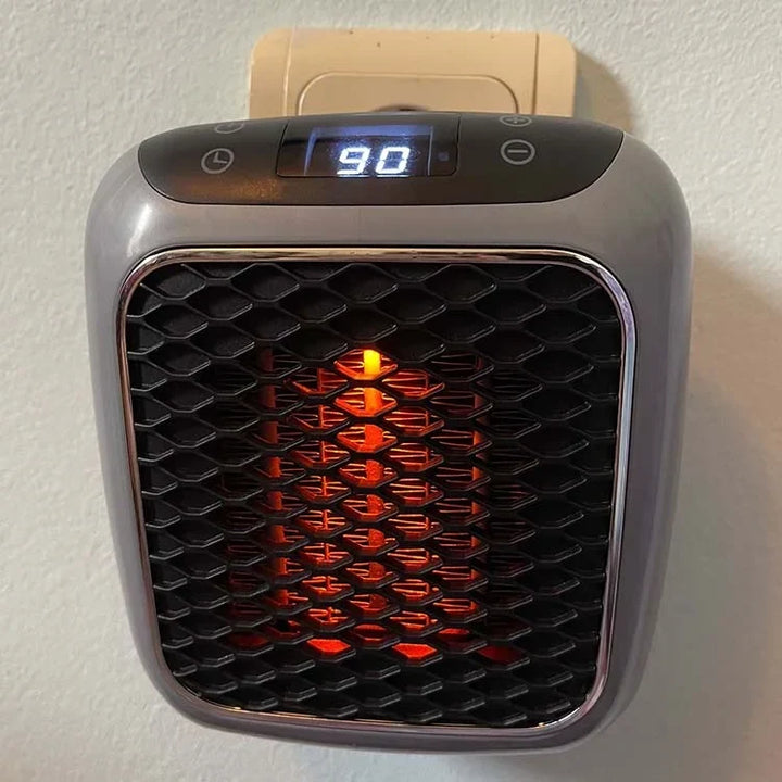 Varmeriket™ Bærbar vifteovn 800 W med timer og veltevern