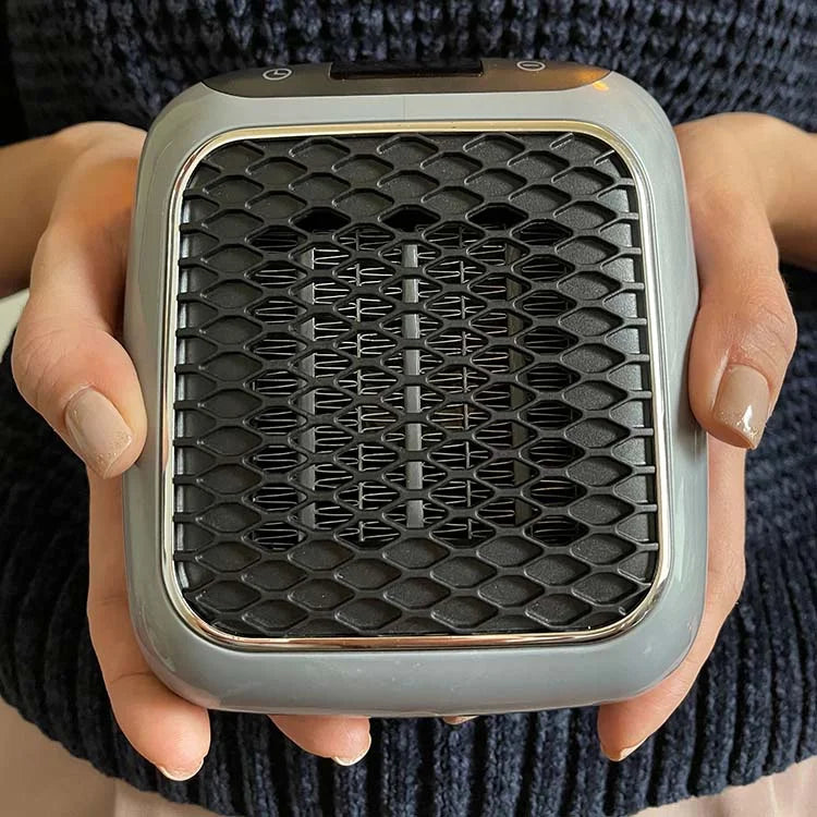 Varmeriket™ Bærbar vifteovn 800 W med timer og veltevern
