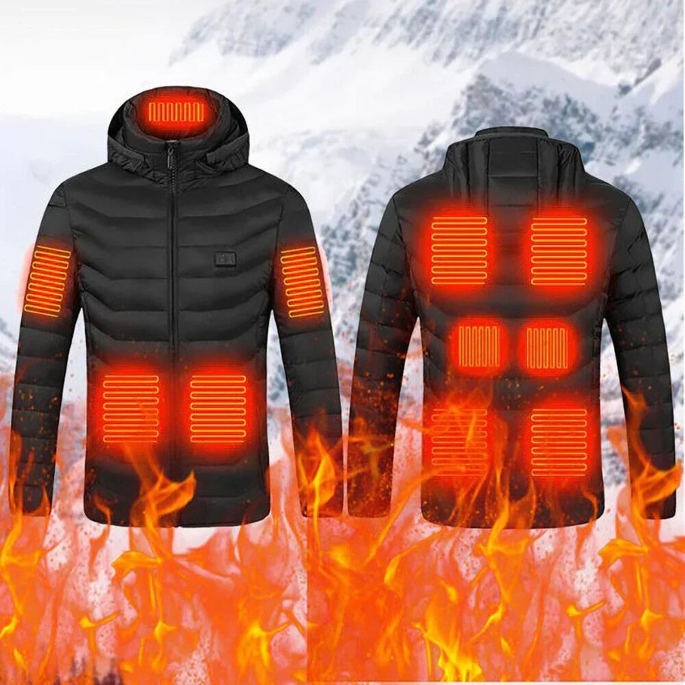 Varmeriket™ Oppvarmet vinterjakke unisex med 3 varmenivåer