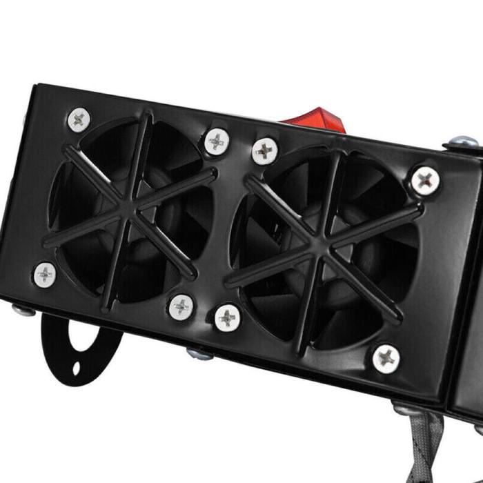 Varmeriket™ Elektrisk bilvarmer 500W med PTC-keramikk og fire vifter