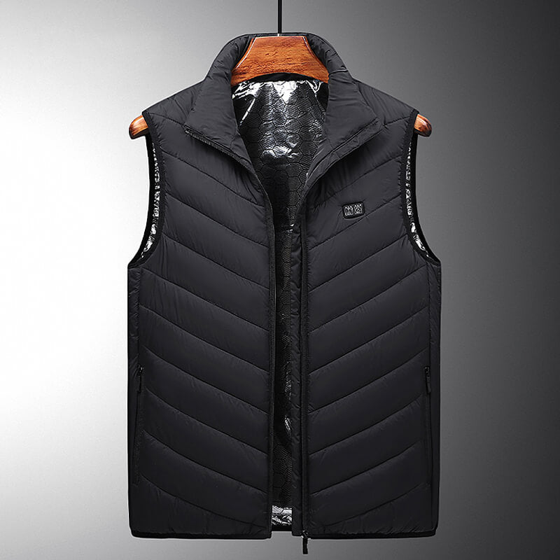 Varmeriket™ Oppvarmet vest med 13 varmesoner og karbonfiber