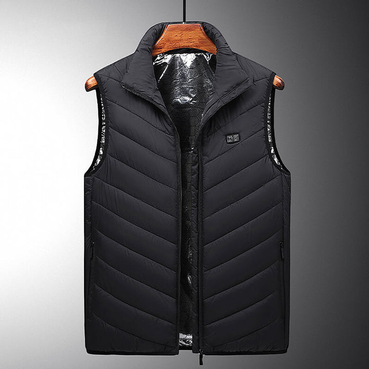 Varmeriket™ Oppvarmet vest med 13 varmesoner og karbonfiber