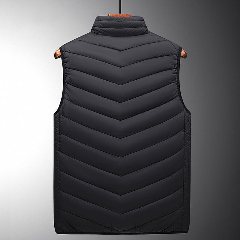 Varmeriket™ Oppvarmet vest med 13 varmesoner og karbonfiber