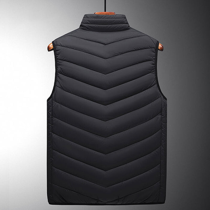 Varmeriket™ Oppvarmet vest med 13 varmesoner og karbonfiber