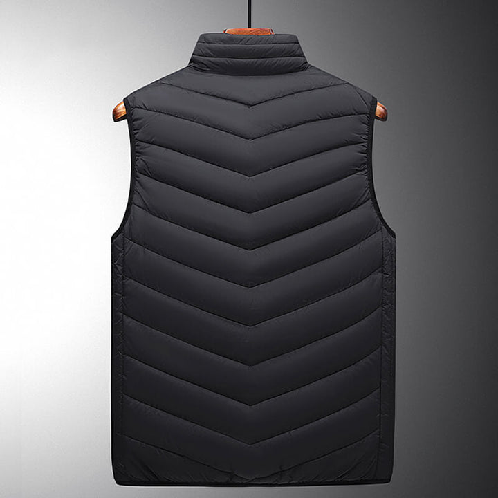 Varmeriket™ Oppvarmet vest med 13 varmesoner og karbonfiber