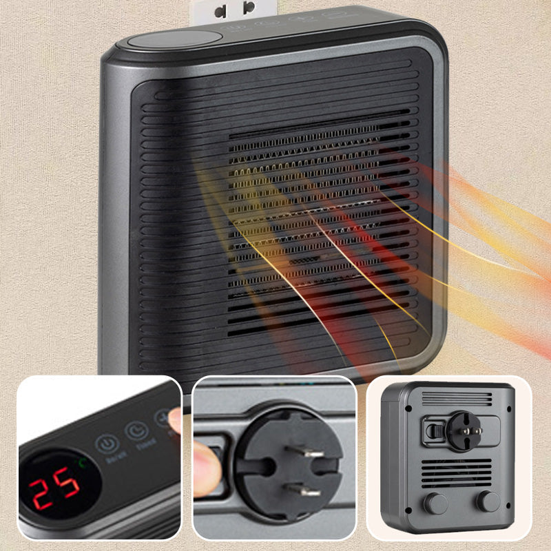 Varmeriket™ Plugg-inn-ovn 800 W med digital termostat og timer
